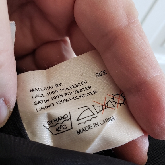 Vtg Impression Bride Womens Black Atlas Assymetrical Drapped Skirt Long - Picture 12 of 16